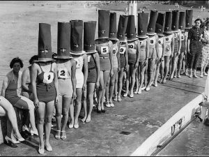 Best legs competition, celebrating beauty in diversity, 1936.