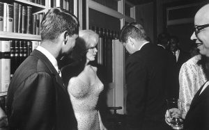 The only known photo of JFK and Marilyn Monroe together, 1962.