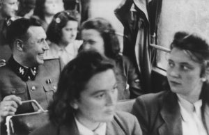 SS women unwind near Auschwitz, 1944.