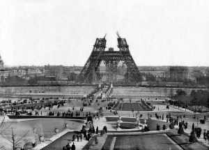 Eiffel Tower construction, May 1888 