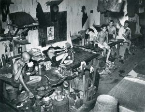 Opium Den in Singapore (1941)