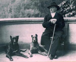 Bismarck's dogs were loyal to him until his death in 1898.