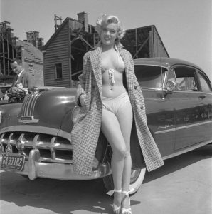 Marilyn Monroe's breakthrough year in Hollywood, rising star, 1951.