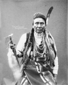 Hin-mah-too-ya-lah-kekt(Better known to some as chief Joseph)of the Nez Perce Indians. 1901. 