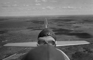 Finnish pilot in action above Jämijärvi. July 17, 1942. 