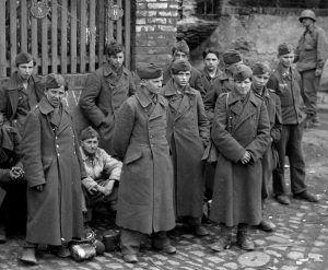 German Teen AA Gunners Captured (1945)