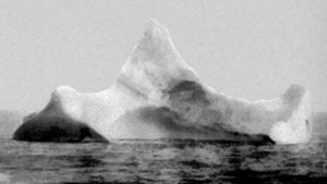 The iceberg that sank the Titanic, 1912 