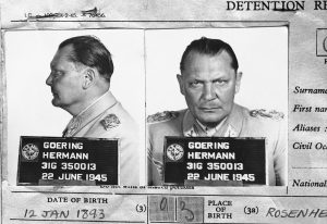 The Mugshot of Hermann Goering.June 22,1945. 