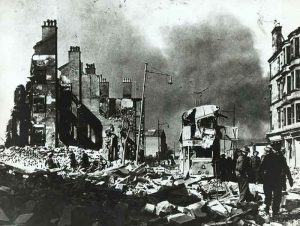 Aftermath of the Clydebank Blitz; 15th March 1941 