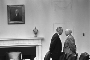 President Johnson forced Russell to serve on the Warren Commission.