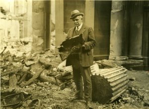 The Four Courts were destroyed in the Irish Civil War.