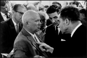 Nixon and Khrushchev 