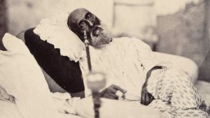 The only known picture of a Mughal Emperor (Last King of the Indian Sub-Continent) - 1858 