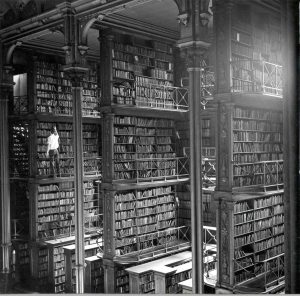 He found a book before the library was demolished!