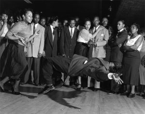 Lee Moates and Tonita Malau set Lindy Hop ablaze, Harlem, 1953.