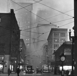 Pittsburgh was one of the most polluted cities in 1940.