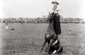 Lucille was the first female rancher in Alberta, Canada.