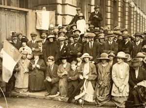 Members of the Irish community prayed for Truce success, London, 1922.