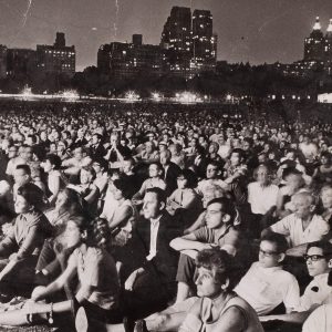 First Central Park concert attracted 70k people on August 10th, 1965.
