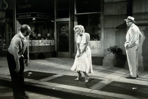 Marilyn's iconic subway grate scene was filmed here.