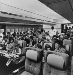 Flying was much more luxurious in 1970s!