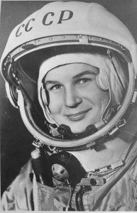 Valentina Tereshkova, 1st woman in space, 1963.