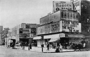 Times Square in 1880, when it was known as Longacre Square 