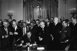 MLK helped pass the Civil Rights Act.