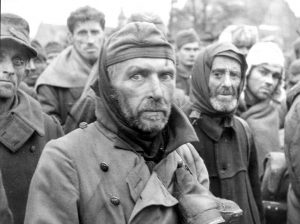 German Volkssturm prisoners captured by 1st Belorussian front, Berlin, Germany, 1945 