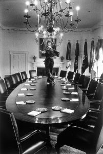 Betty Ford dancing on her final day as First Lady, White House, 1977.