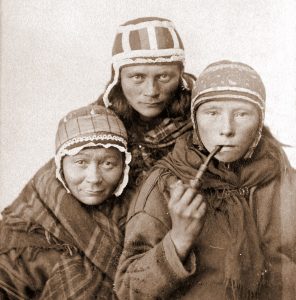 Sami women were reindeer herders.