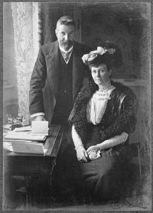 Alfred Deakin, Australia's 2nd Prime Minister, and his wife Pattie, 1907.