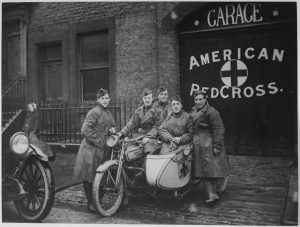 Red Cross provided aid to 1.2 million British civilians in WWI.