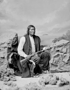 Portrait of Arapaho chief Friday, by Charles Milton Bell, 1873 