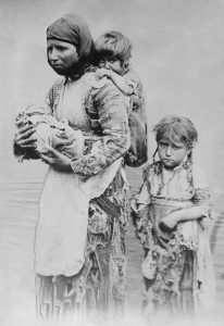 Armenian women raised families in harsh conditions in 1899 Geghi.