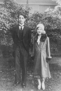The last princess of Joseon dynasty, Deokhye and her husband, 1931.