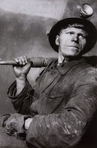 A coal miner in the Kuznetsk Basin, southwestern Siberia, 1933.