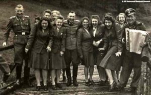 Auschwitz personnel at a weekend retreat, 1944.