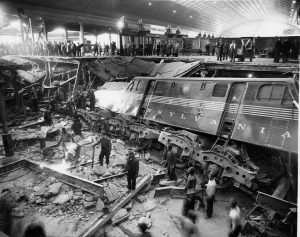 Federal Express 173, a runaway Pennsylvania Railroad train crash, 1953.