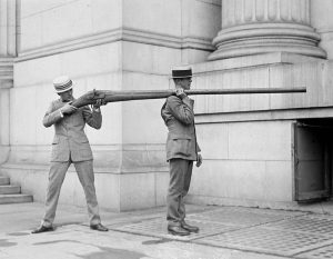 Punt Guns: enormous bird guns, banned in the 1860s for overkill.
