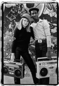 Groundbreaking artists Tina and Grand Master Flash, New York City, 1981.