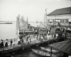 Pier at the inlet, Atlantic City, New Jersey, ca.1904 