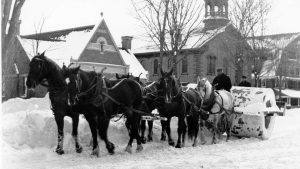 Snow Rolling in Vermont (1800s)