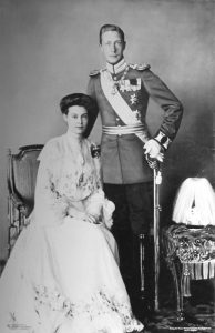 The German Crown Prince Wilhelm and his wife Cecilie, 1904.