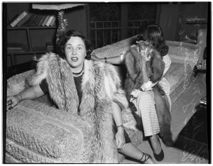 1951 LA Vice Raid: Sheila McDonald and Gloria Joffee arrested.