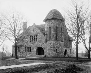 First building of Eastern Michigan University.