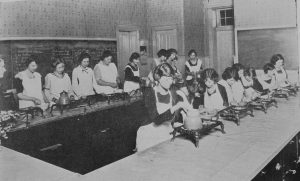 1923 Domestic Science Department, Frankfort High School, US.