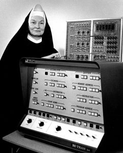 Sister Mary, the 1st US woman to earn a PhD in Computer Science, 1965.