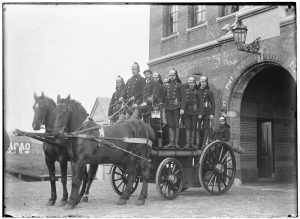 Volunteers were saving Amsterdam from a devastating fires.