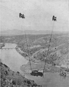 Steam locomotive crossed Rio Grande in 1915!